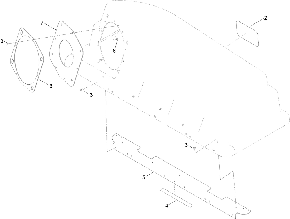 Bagger Hood Assembly No. 140-5031 Diagram and Parts List for 79348 400000000 - 999999999 Toro Lawn Tractor