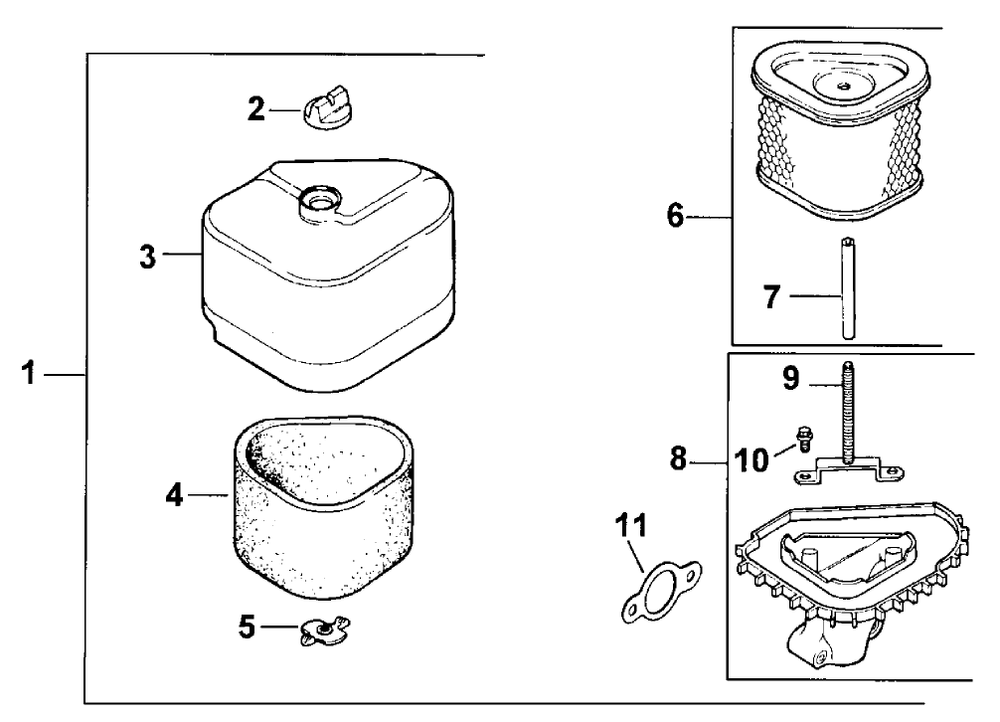 Air Cleaner-Engine Kohler Model No. Cv151 Spec 41560 Diagram and Parts List for 30177 795101 - 799999 Toro Lawn Tractor Accessories