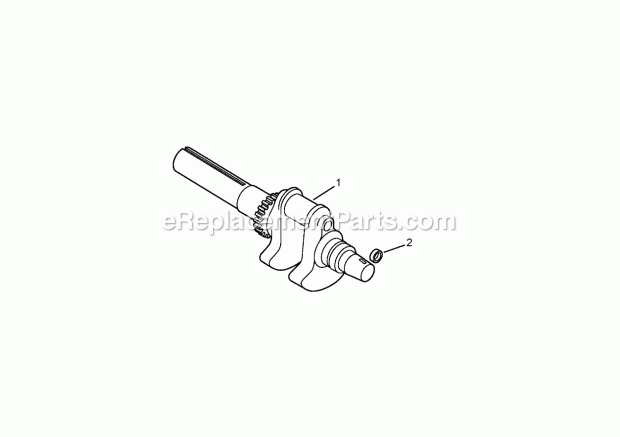 Crankshaft Assembly Kohler Ch750-0010 Diagram and Parts List for 74262TE 260000001-260999999 Toro Lawn Mower