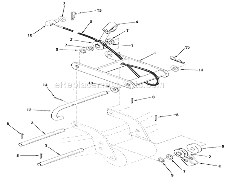 32 In/81 Cm Front Mount-8 Hp Rider Diagram and Parts List for A3-083201 1982 Toro Lawn Tractor