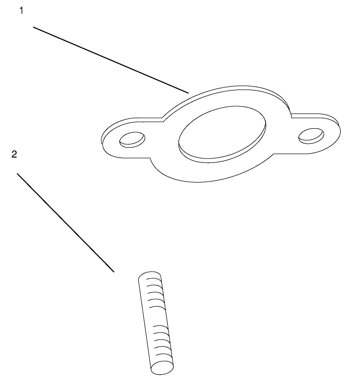 Exhaust Diagram and Parts List for 74105 79000001 - 79999999 Toro Lawn Tractor