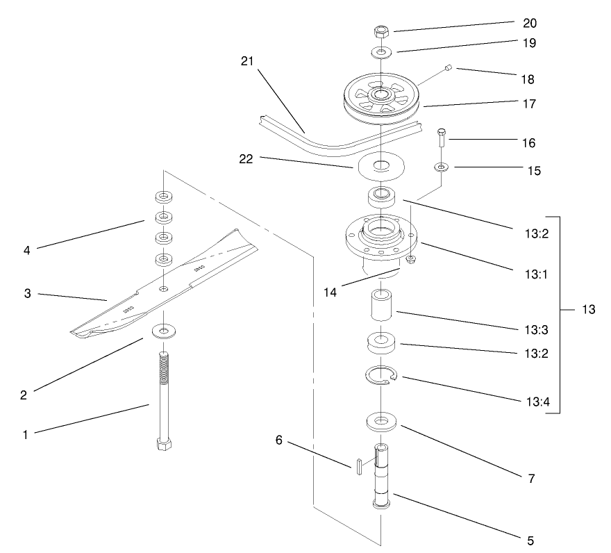 Hydraulic Lift Cylinder Diagram and Parts List for 30754 (60001-69999)(1986) Toro Lawn Tractor