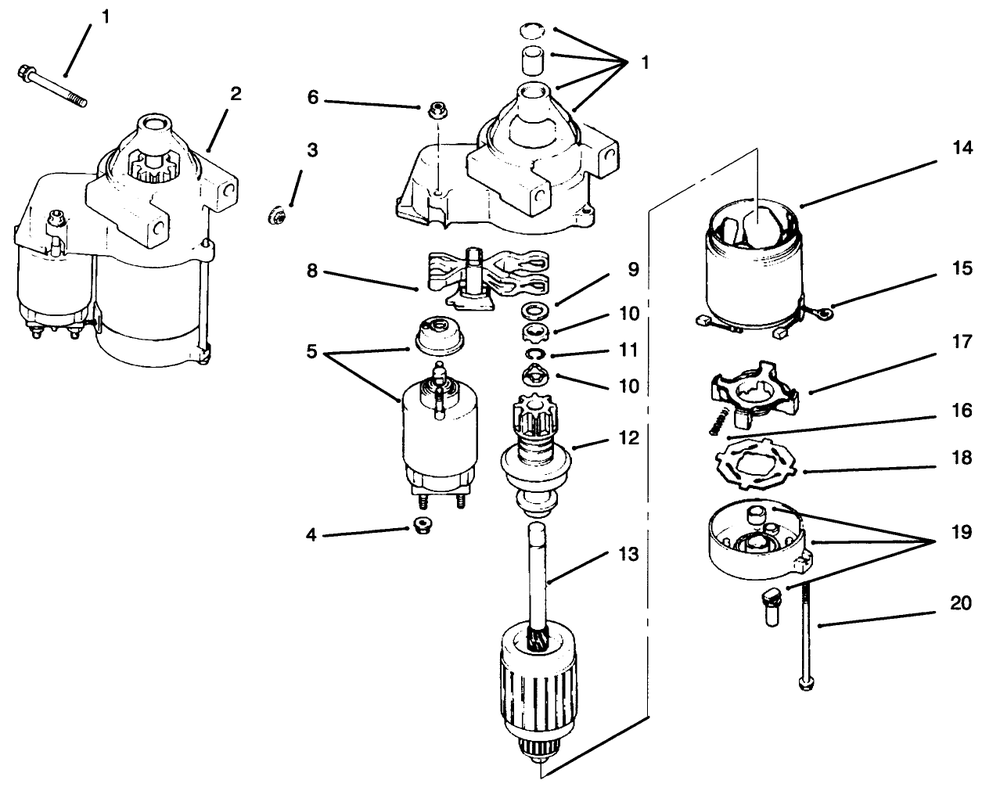 Starting System Kohler Engine Cv18s - Ps 61521 Diagram and Parts List for 30181 59000001 - 59999999 Toro Lawn Tractor Accessories