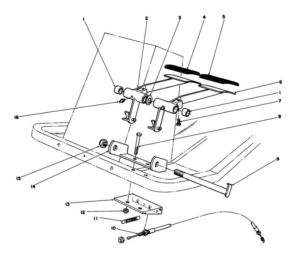 Brake Kit Model No. 30758 (Optional) (Continued) Diagram and Parts List for 30754 60001 - 69999 Toro Lawn Tractor