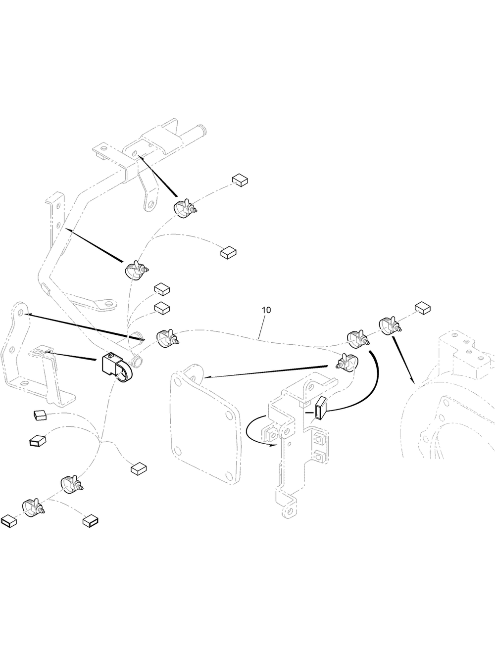 Wire Harness Assembly Diagram and Parts List for 22530 414400000 - 999999999 Toro Lawn Tractor Accessories