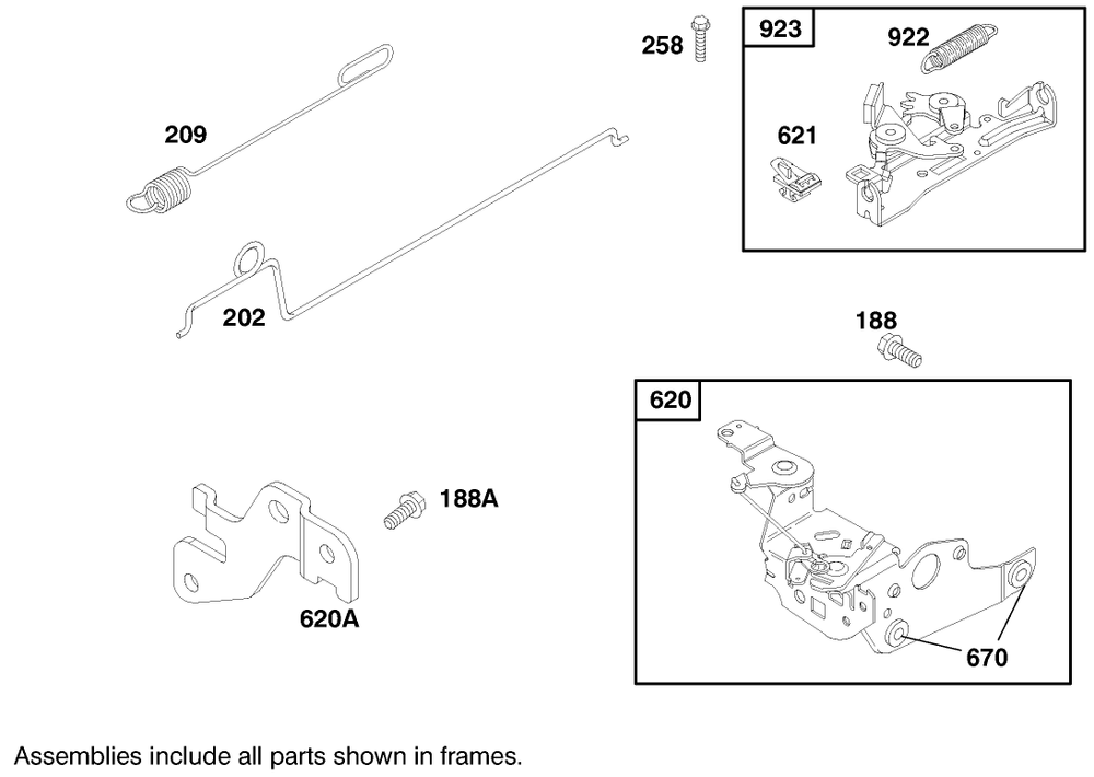 Engine Briggs & Stratton Model 12h802-1758-E1 Diagram and Parts List for 20493 8900001 - 8999999 Toro Lawn Mower