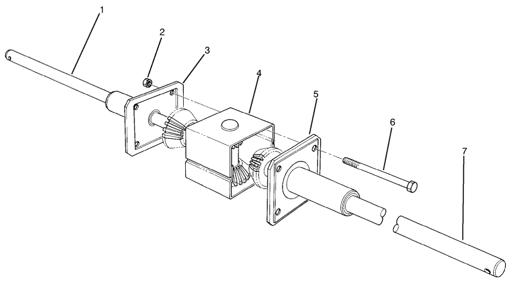 Differential Assembly Diagram and Parts List for 70040 39000001 - 39999999 Toro Lawn Tractor