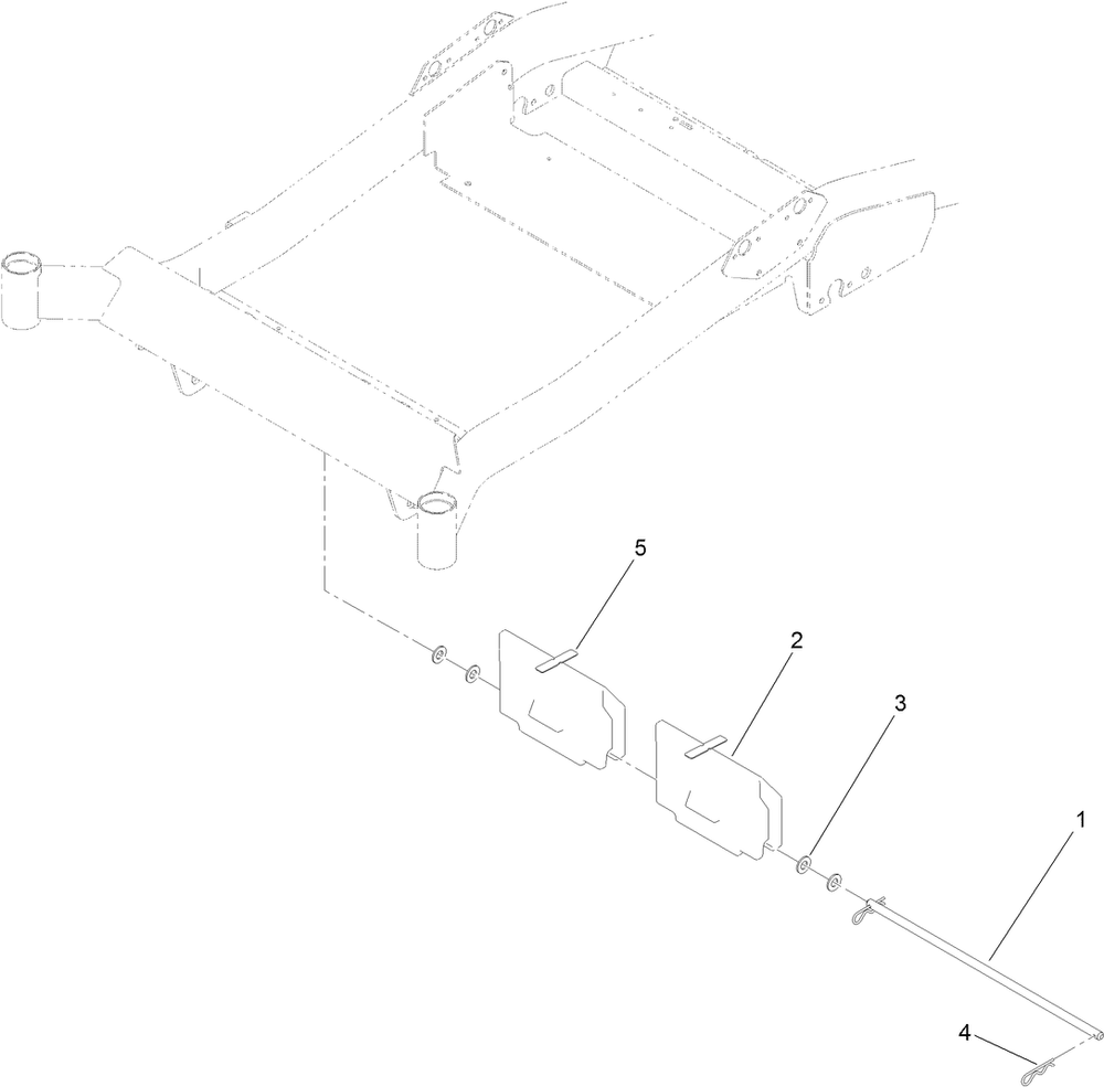 Weight Assembly Diagram and Parts List for 79330 400000000 - 406999999 Toro Lawn Tractor