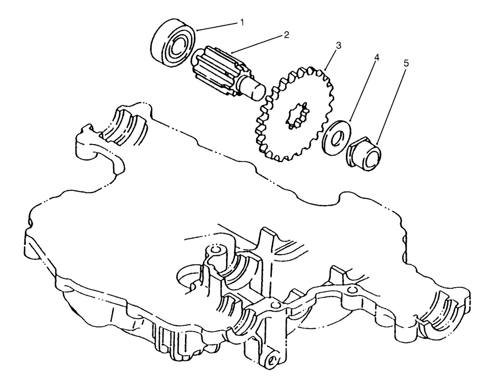 Final Pinion Diagram and Parts List for 72042 5900001 - 5900796 Toro Lawn Tractor