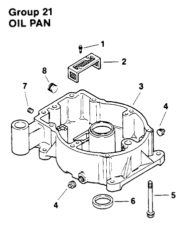 Oil Pan-Engine Kohler Model No. Mv16s-Type Ps56519 Diagram and Parts List for 30180 490731 - 499999 Toro Lawn Tractor Accessories