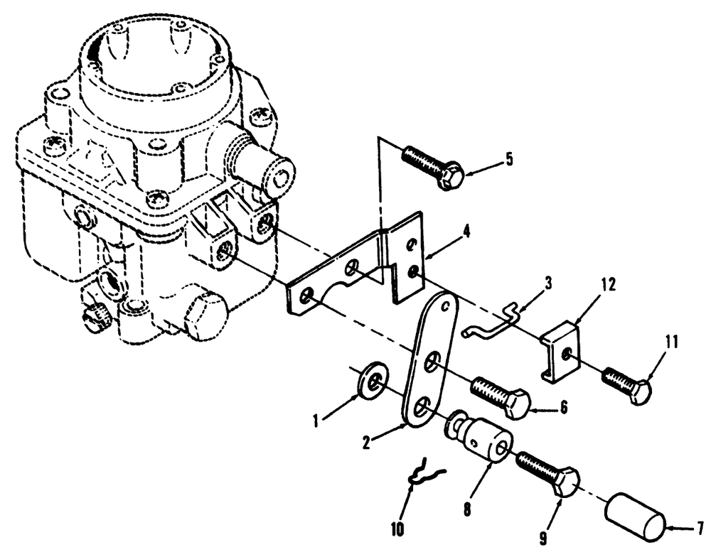 Choke Linkage Diagram and Parts List for 73440 5900223 - 5999999 Toro Lawn Tractor