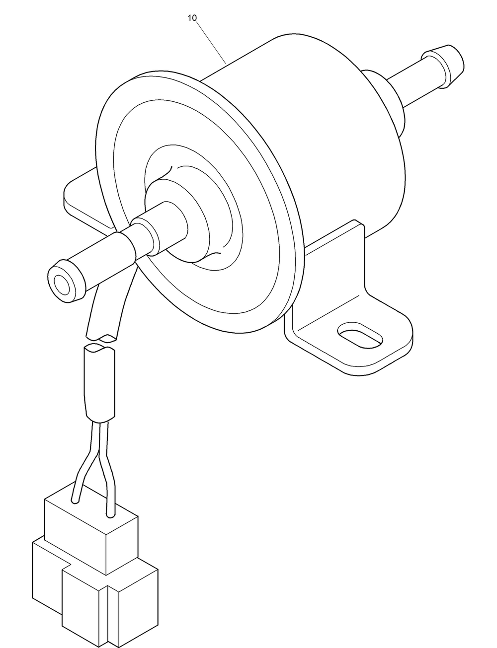 Fuel Pump (Electrical) Assembly Diagram and Parts List for 22530 414400000 - 999999999 Toro Lawn Tractor Accessories