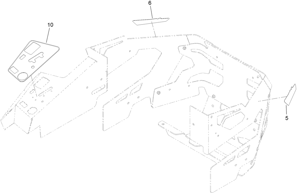Decal Assembly Diagram and Parts List for 74057 400000000 - 416414583 Toro Lawn Tractor