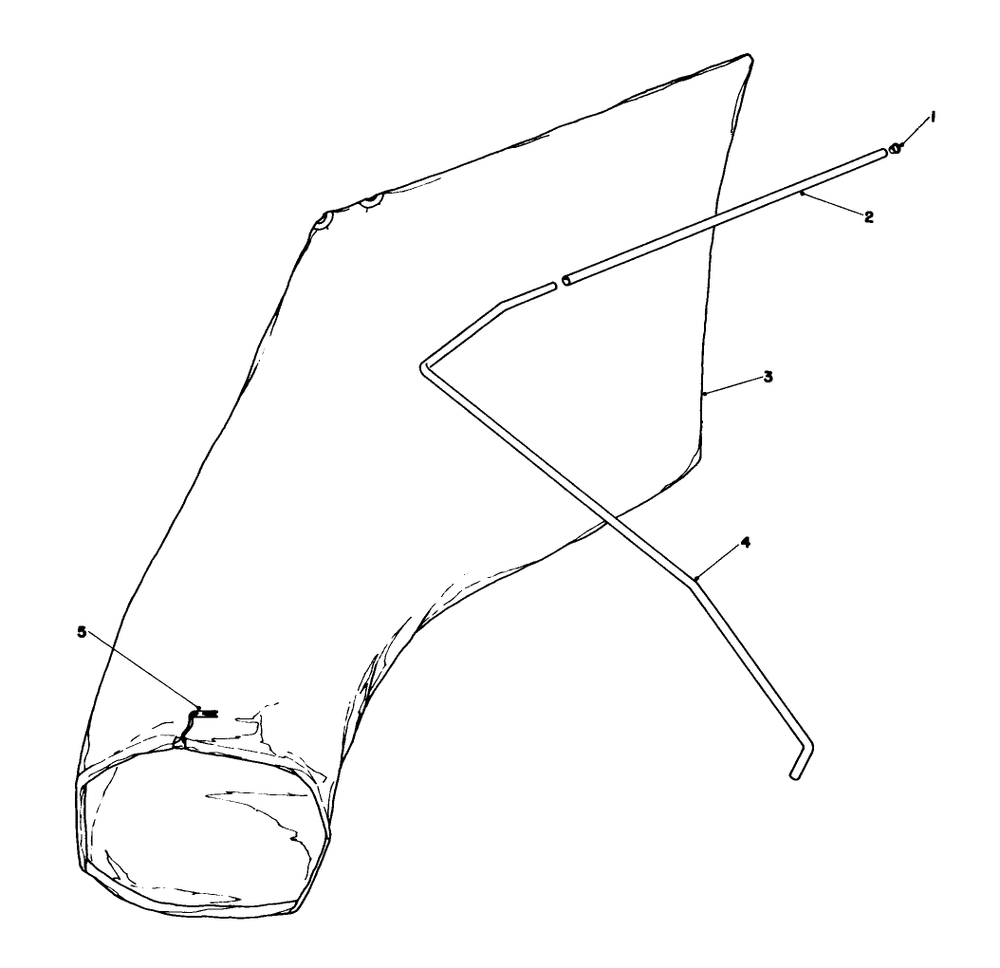 Giant Bagging Kit (Optional) Diagram and Parts List for 16870 2000001 - 2999999 Toro Lawn Mower