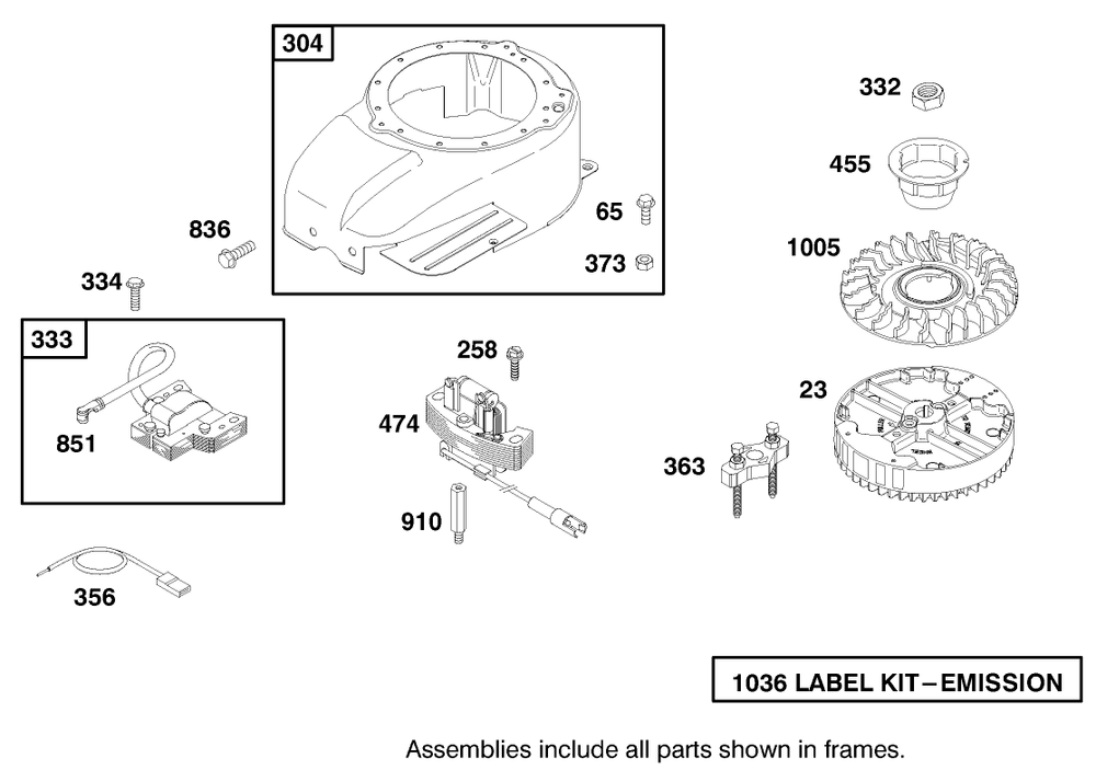 Engine Gts-200 Diagram and Parts List for 20787 9900001 - 9999999 Toro Lawn Mower