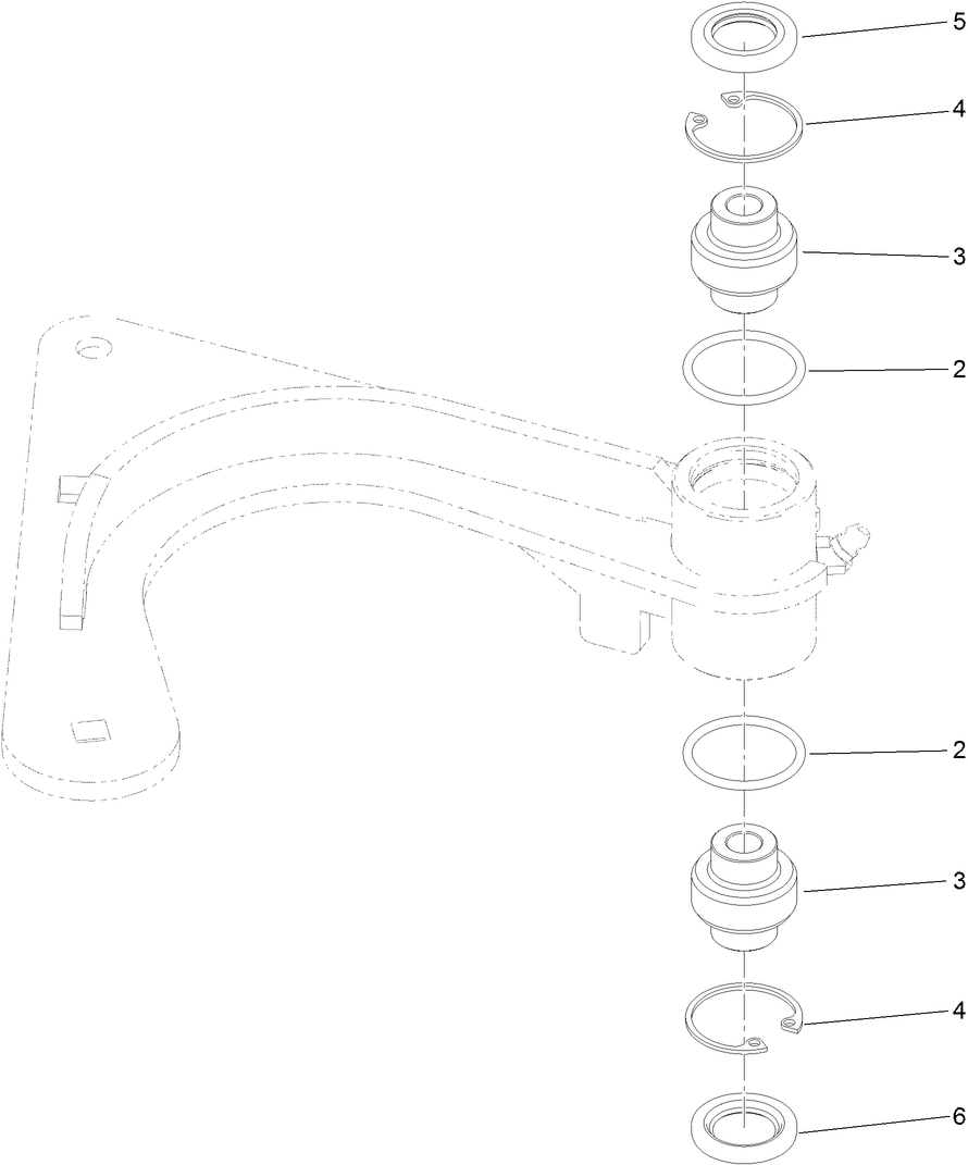 Idler Arm Assembly Diagram and Parts List for 39517 400000000-999999999 Toro Aerator