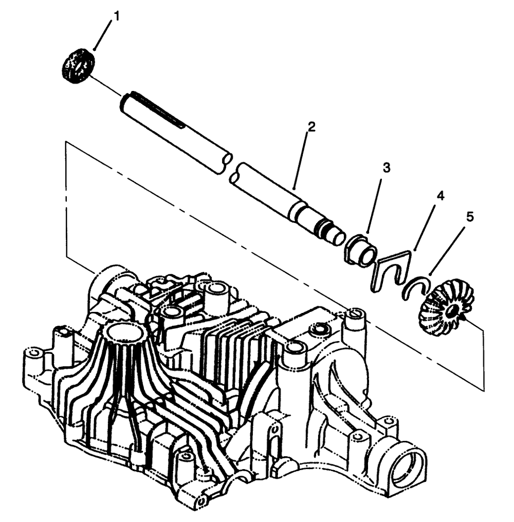 Axle Shaft Diagram and Parts List for 72064 6900001 - 6999999 Toro Lawn Tractor