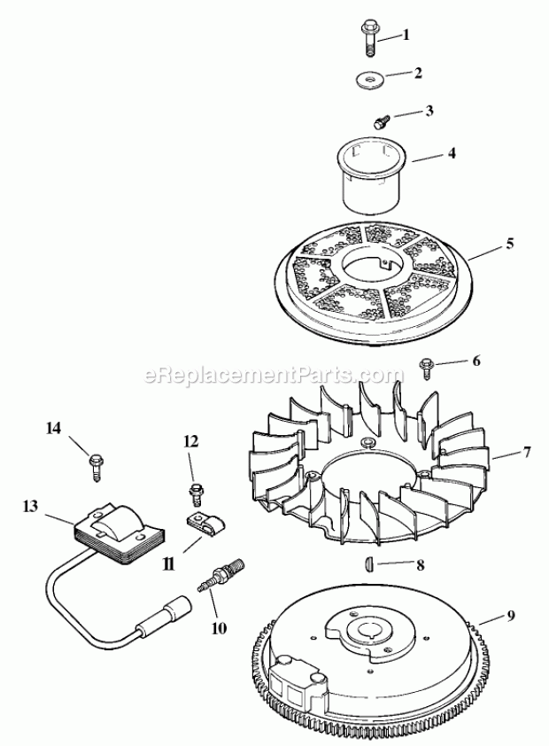 Ignition And Electrical Assembly Kohler Model Diagram and Parts List for 30194 220000001-220999999 Toro Lawn Mower
