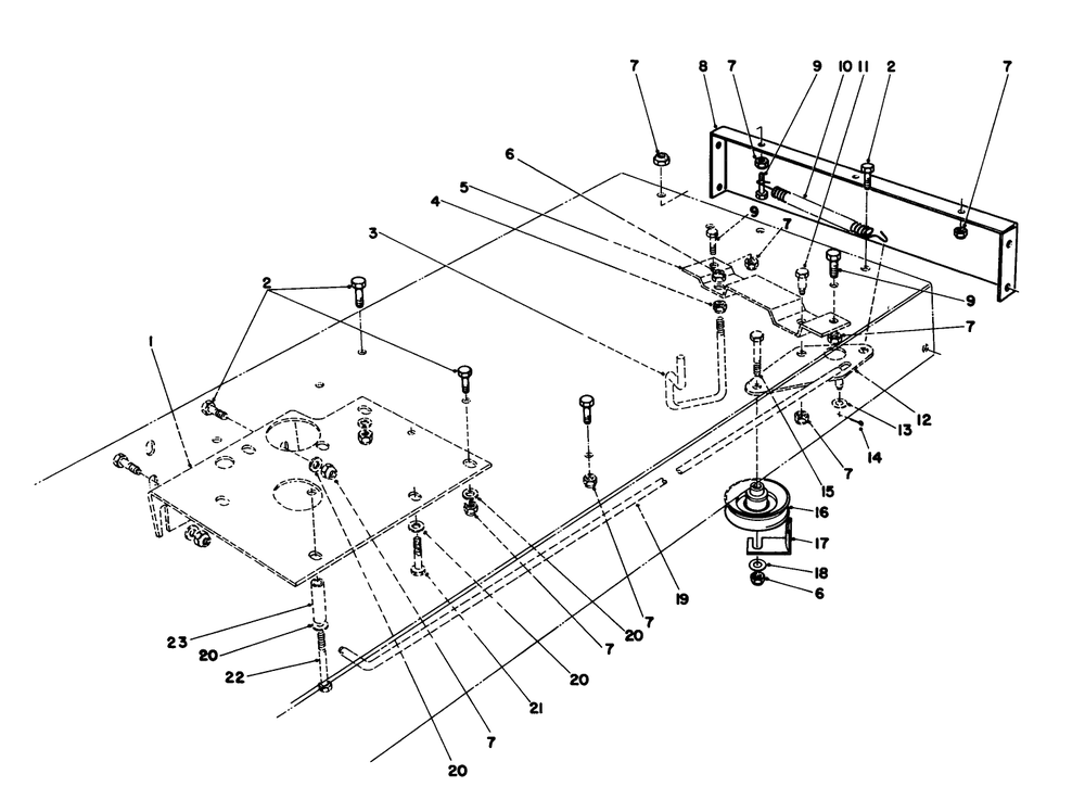 Traction Assembly Diagram and Parts List for 56170 5000001 - 5999999 Toro Lawn Tractor Accessories