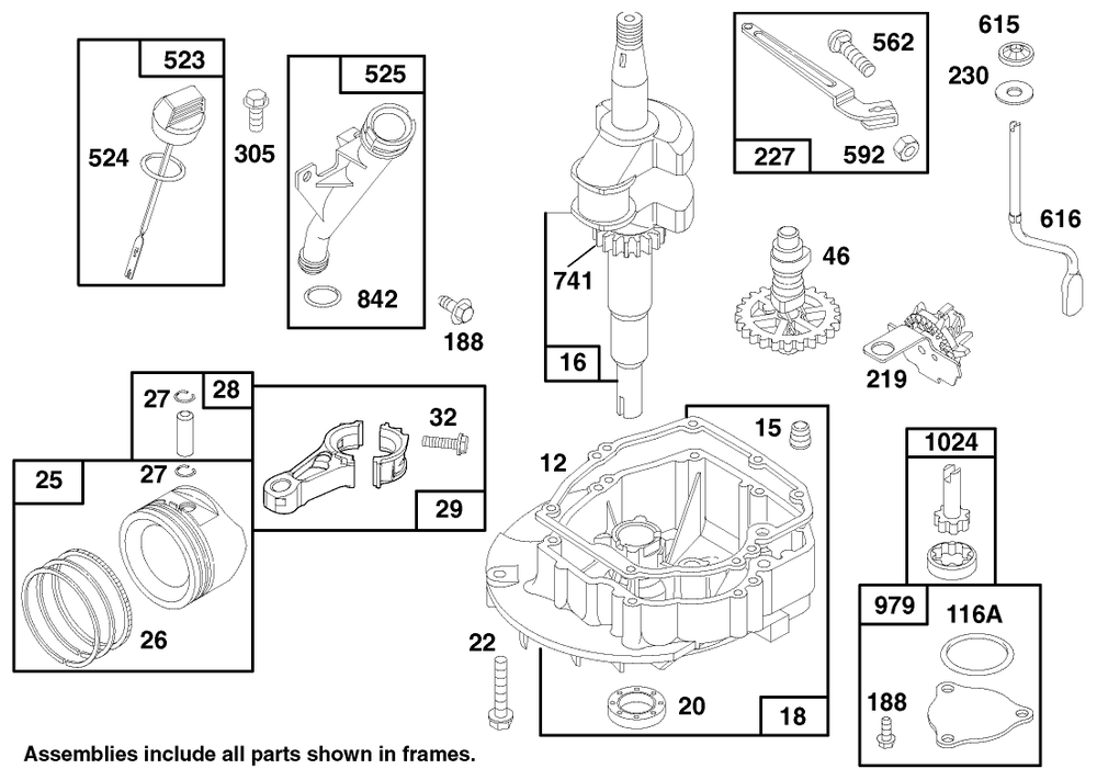 Engine Gts 150 Diagram and Parts List for 20777 7900001 - 7999999 Toro Lawn Mower