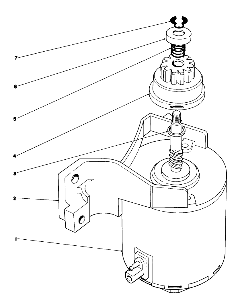 Starter Assembly Diagram and Parts List for 20715 5000001 - 5999999 Toro Lawn Mower