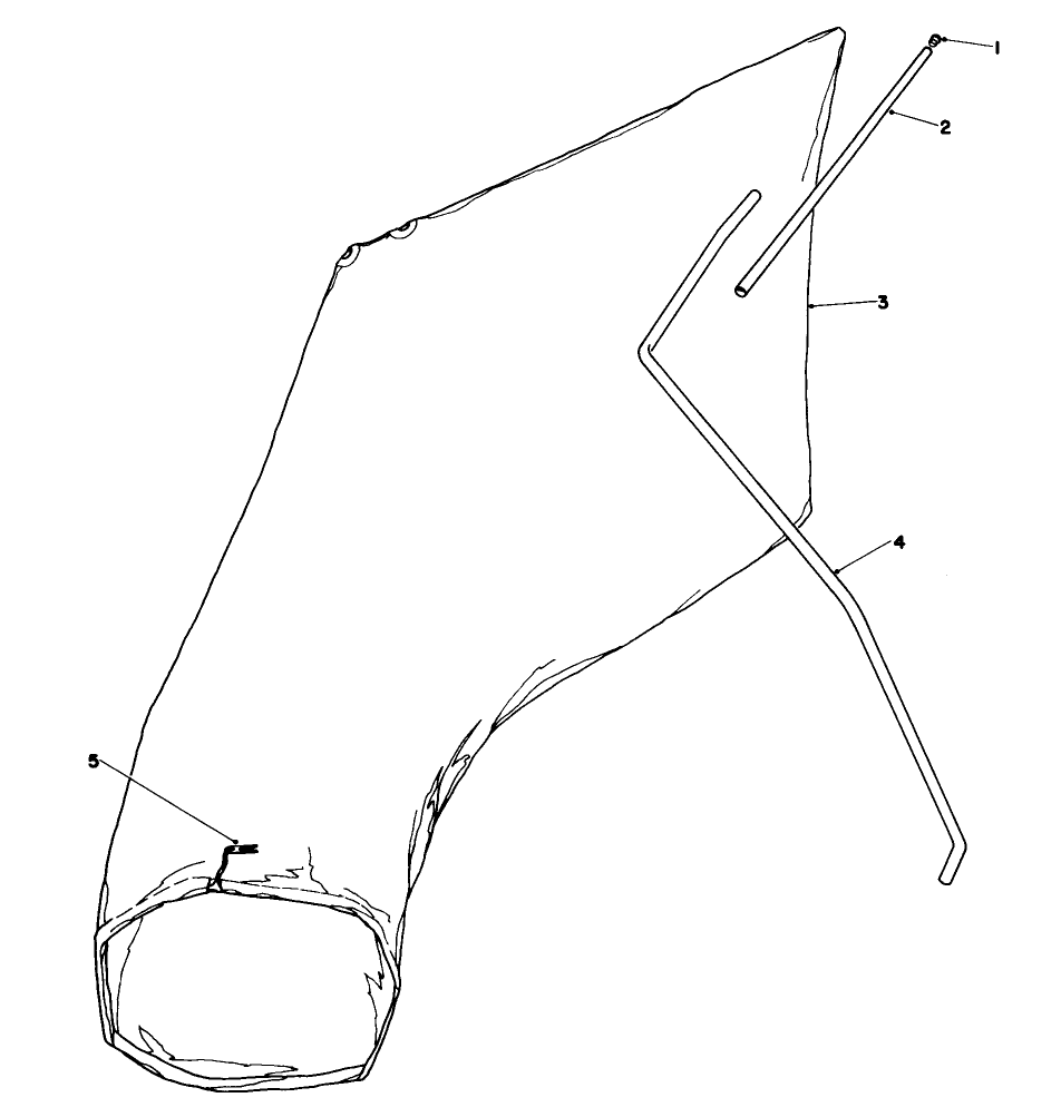 Giant Bagging Kit No. 29-9750 (Optional) Diagram and Parts List for 16360 9000001 - 9999999 Toro Lawn Mower