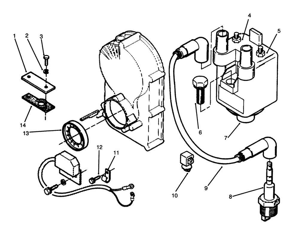 Ignition-Electronic Diagram and Parts List for 73520 5900178 - 5999999 Toro Lawn Tractor