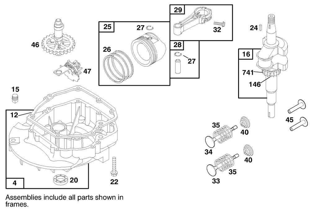 Engine Briggs & Stratton Model 12h802-1758-E1 Diagram and Parts List for 20452 8900001 - 8999999 Toro Lawn Mower
