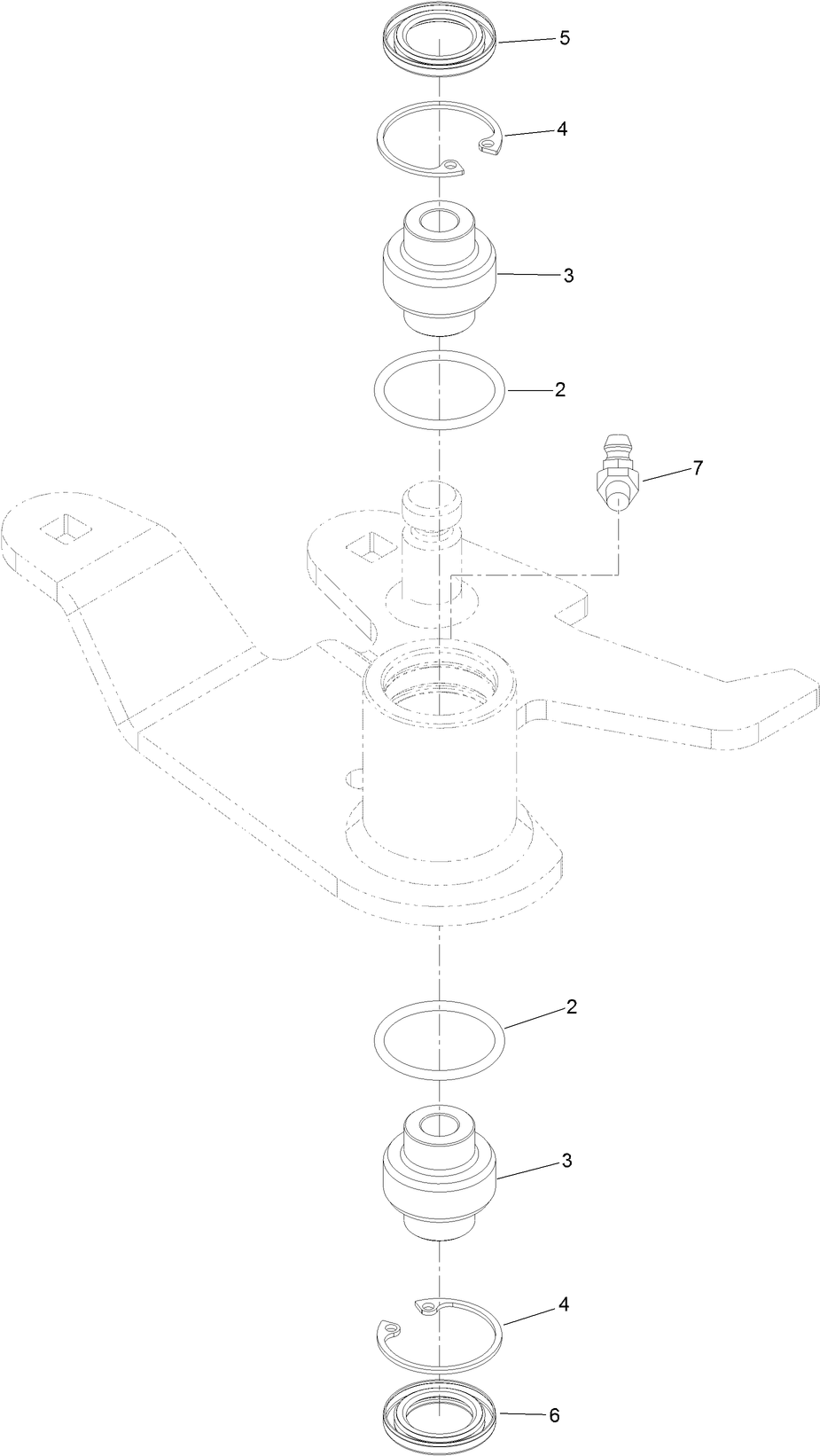 Idler Assembly No. 126-9438 Diagram and Parts List for 72098 400000000 - 411399999 Toro Lawn Tractor