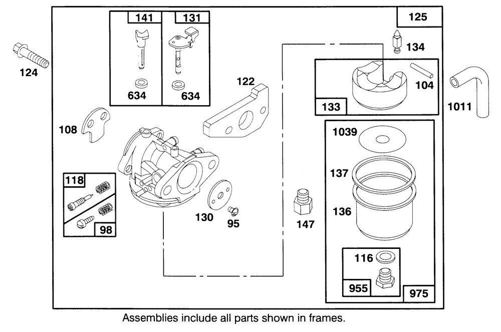 Engine Gts 150 Diagram and Parts List for 20764BC 49000001 - 49999999 Toro Lawn Mower