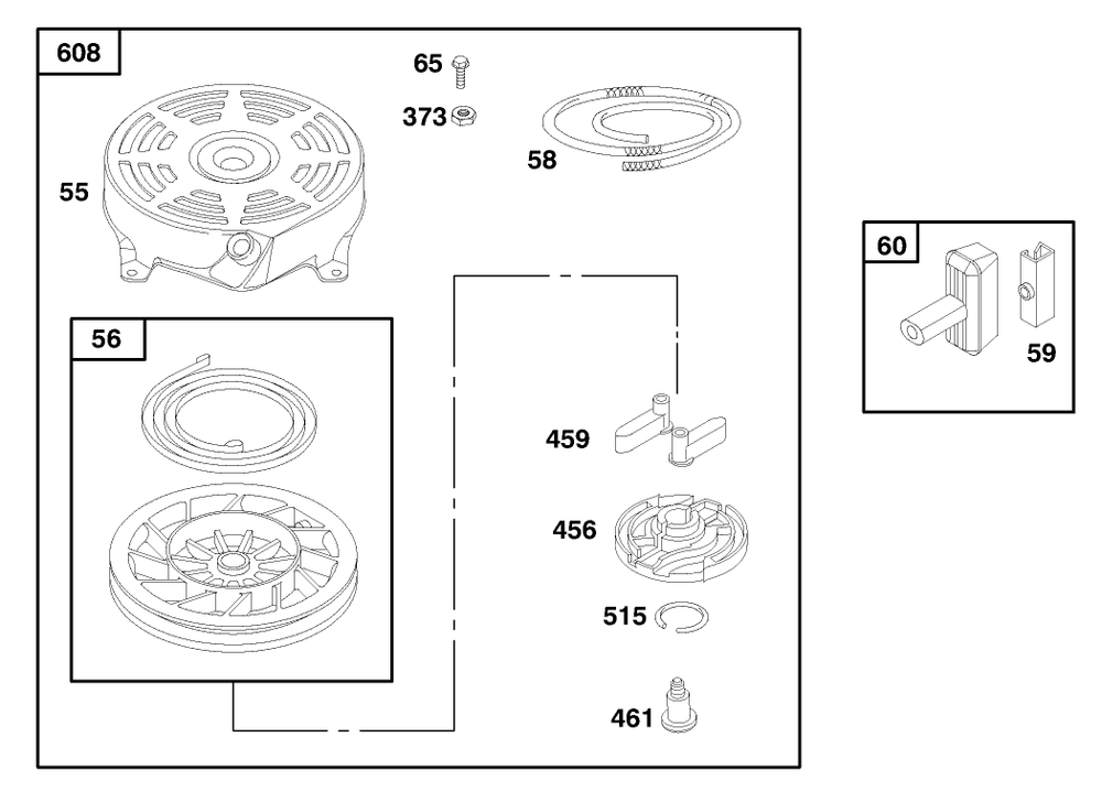 Engine Briggs And Stratton Model 12f802-1767-E1 Diagram and Parts List for 20914 8900001 - 8999999 Toro Lawn Mower