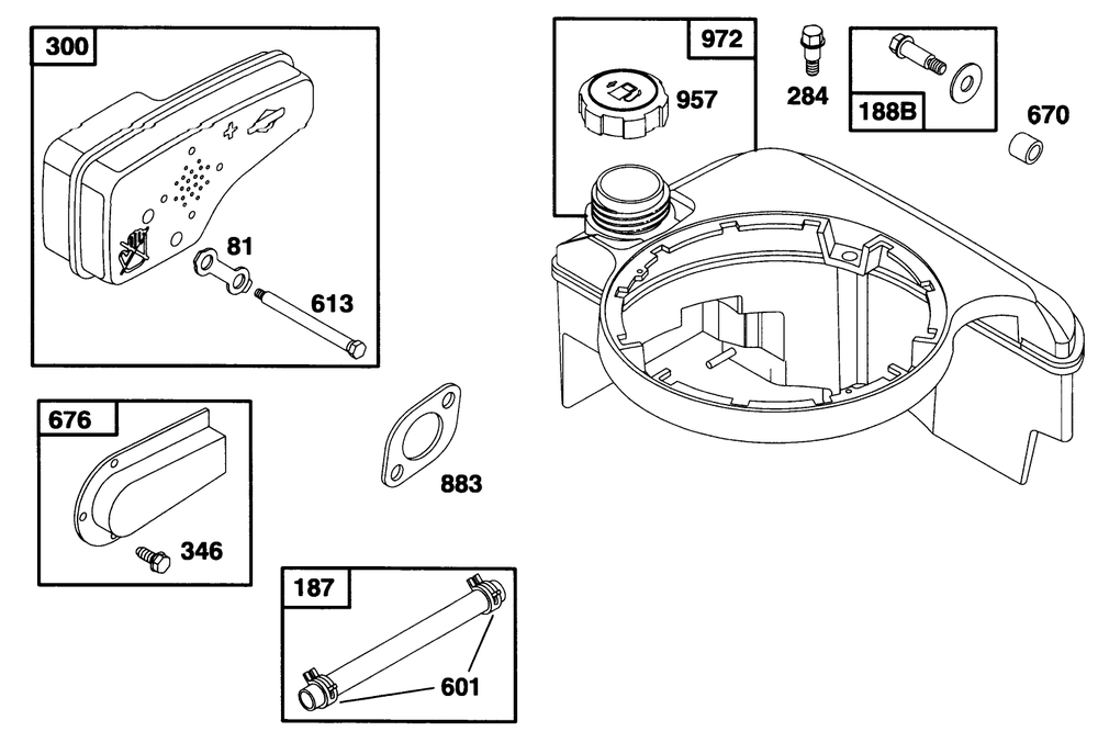 Engine Briggs & Stratton Model 12f802-0667-01 Diagram and Parts List for 20913B 69000001 - 69999999 Toro Lawn Mower