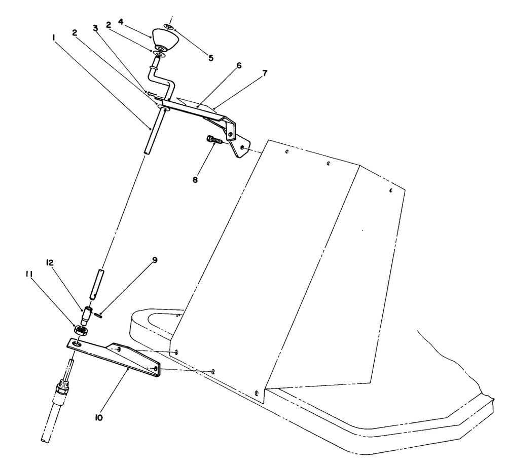 44" Snow Thrower Model No. 30761 (Optional) (Continued) Diagram and Parts List for 30754 7000001 - 7999999 Toro Lawn Tractor