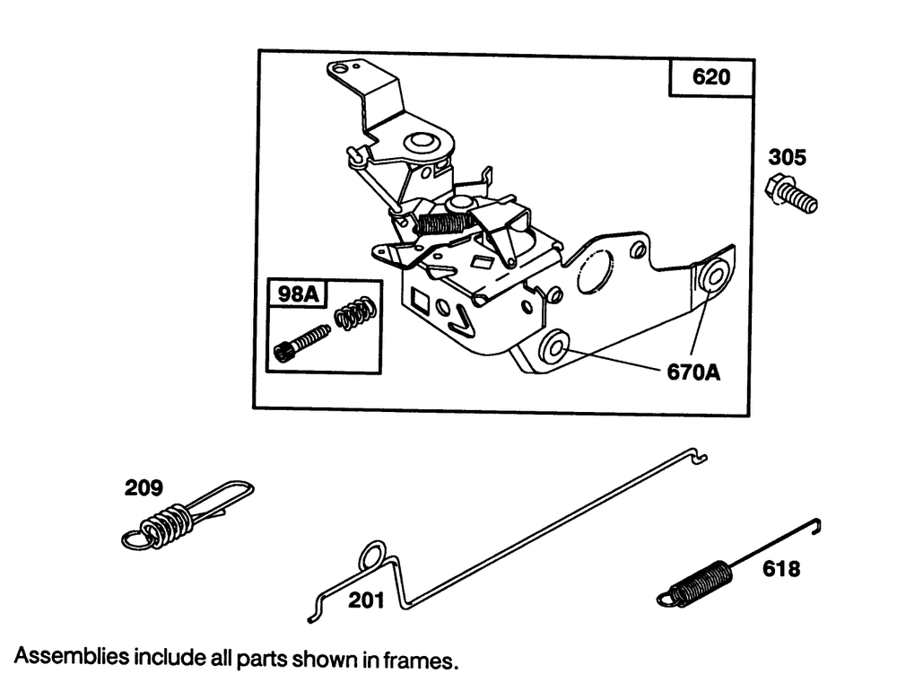 Engine Briggs & Stratton Model 122702-3171-01 Diagram and Parts List for 16401 39000001 - 39999999 Toro Lawn Mower