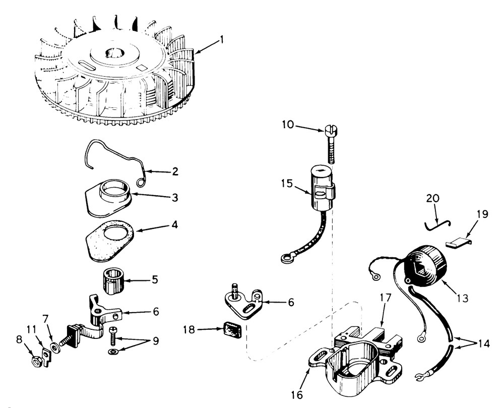 Magnet0 N0. 610793 Diagram and Parts List for 19222 9000001 - 9999999 Toro Lawn Mower