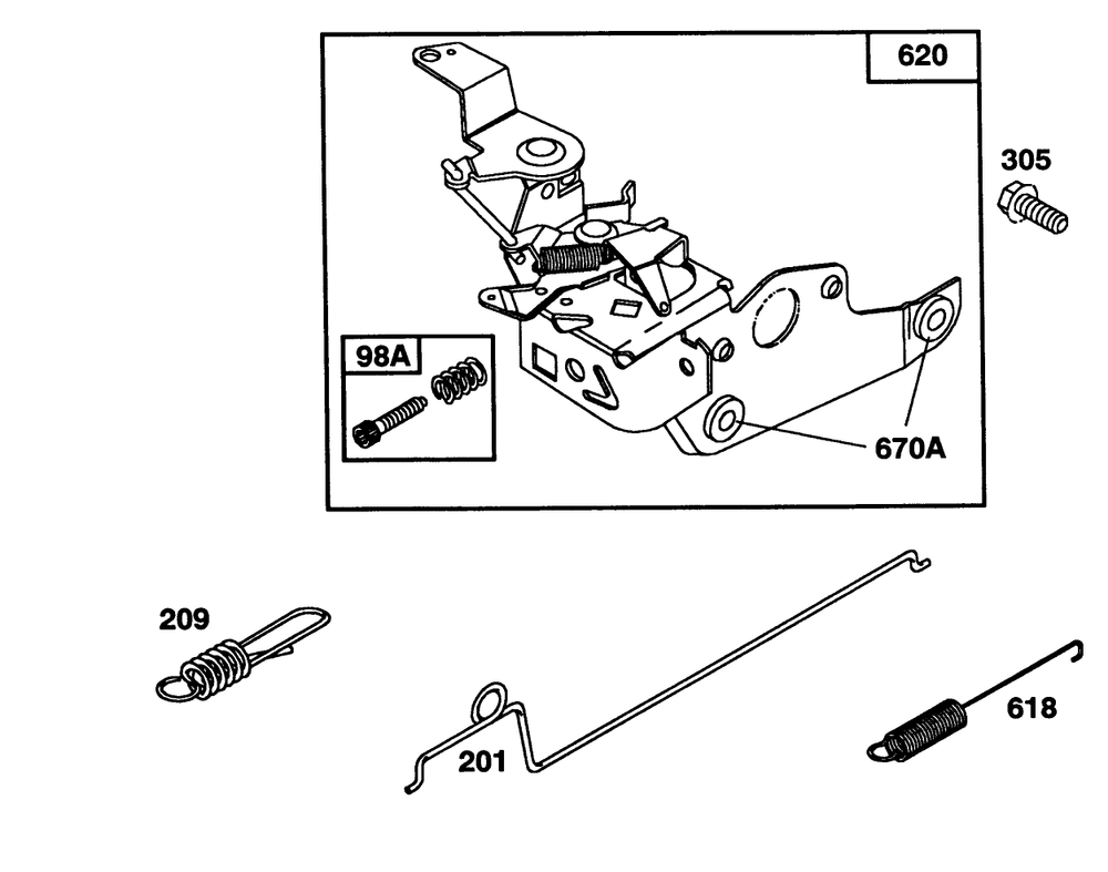 Engine Briggs & Stratton Model 122702-3171-01 Diagram and Parts List for 20215 2000001 - 2999999 Toro Lawn Mower