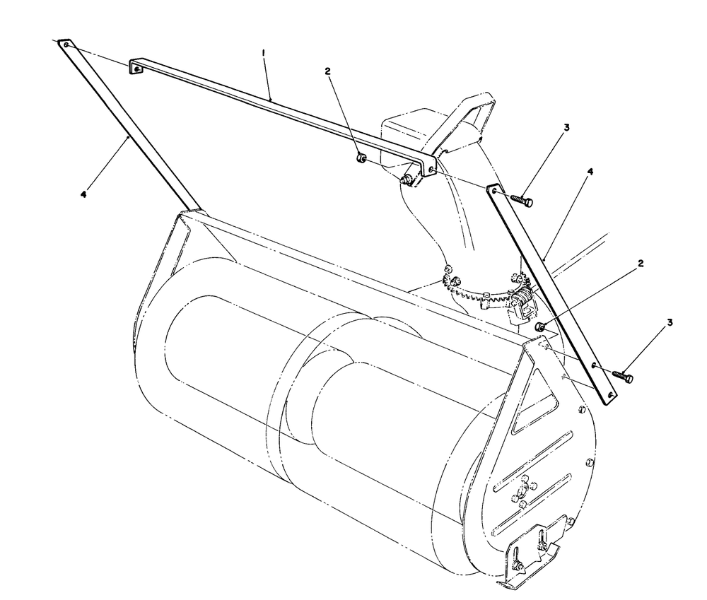 Drift Breaker Assembly No. 20-0650 (Optional) Diagram and Parts List for 57365 6000001 - 6999999 Toro Lawn Tractor