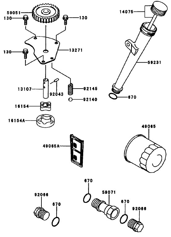 Lubrication-Equipment Assembly Diagram and Parts List for 74173 (990001-999999)(1999) Toro Lawn Mower