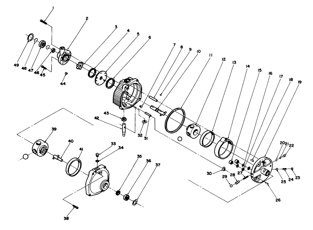 Hydrostatic Transmission Diagram and Parts List for 30718 1000001 - 1999999 Toro Lawn Tractor