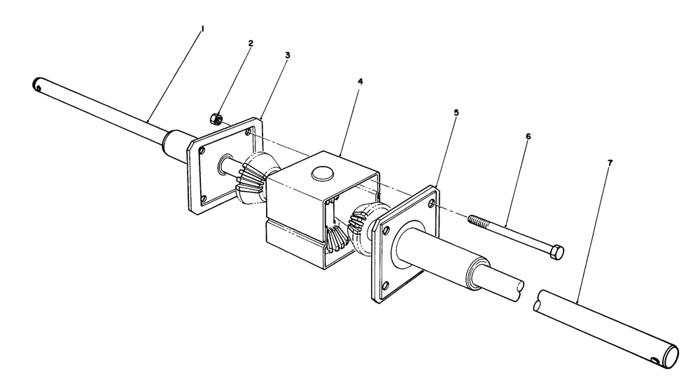 Differential Assembly Diagram and Parts List for 56127 8000001 - 8999999 Toro Lawn Tractor