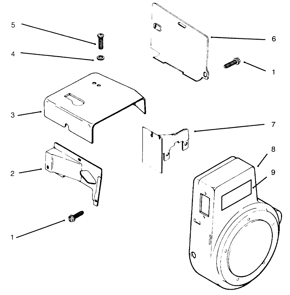 Baffles And Shrouds Diagram and Parts List for 73402 6900001 - 6999999 Toro Lawn Tractor