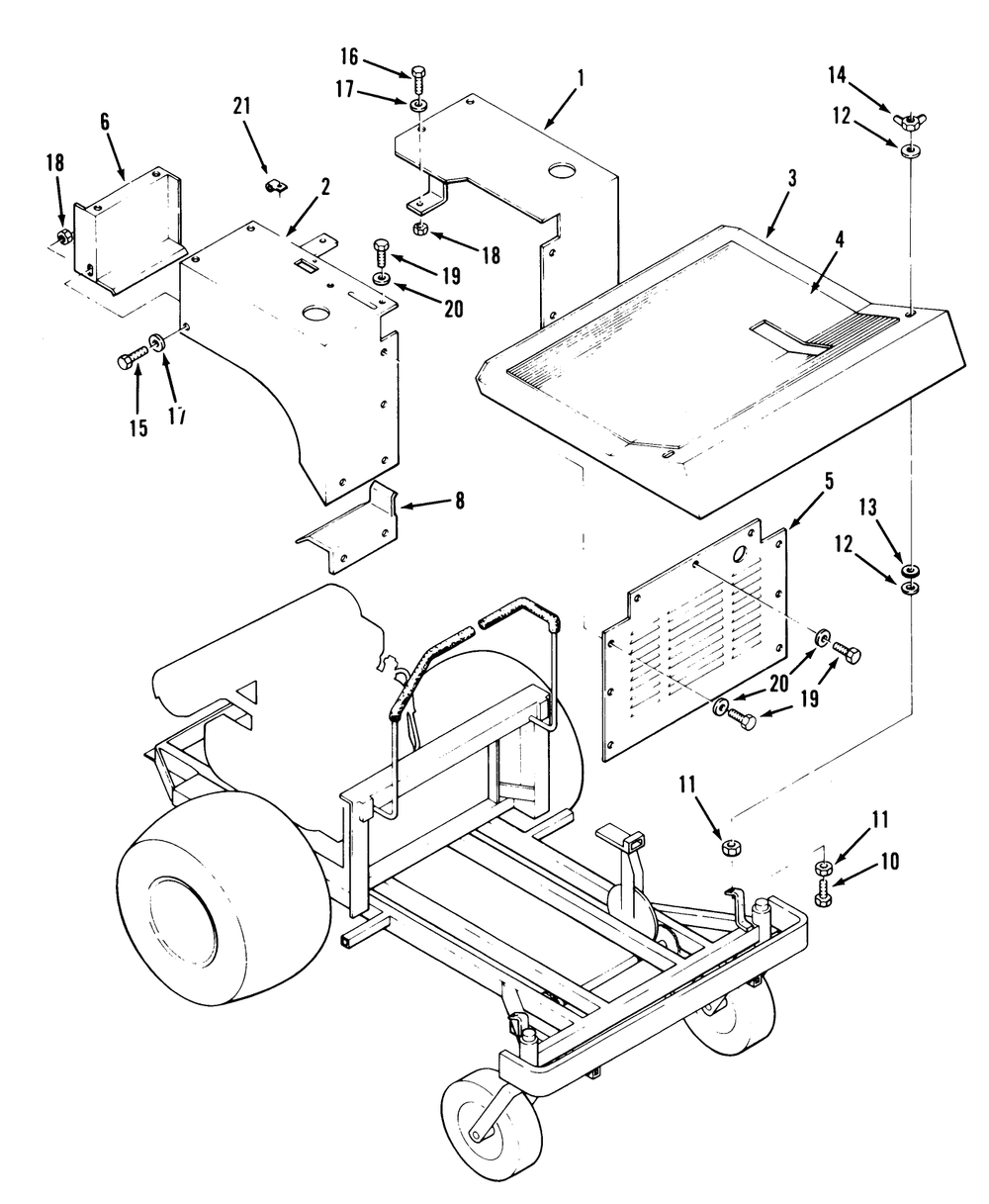 Fenders And Covers Diagram and Parts List for Z1-24OE05 2000001 - 2999999 Toro Lawn Tractor