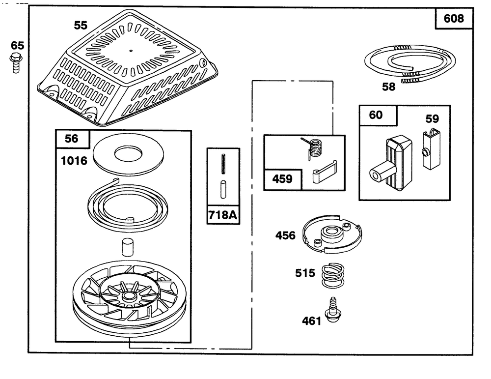 Engine Gts 150 77-9140 Diagram and Parts List for 22151 2000001 - 2999999 Toro Lawn Mower