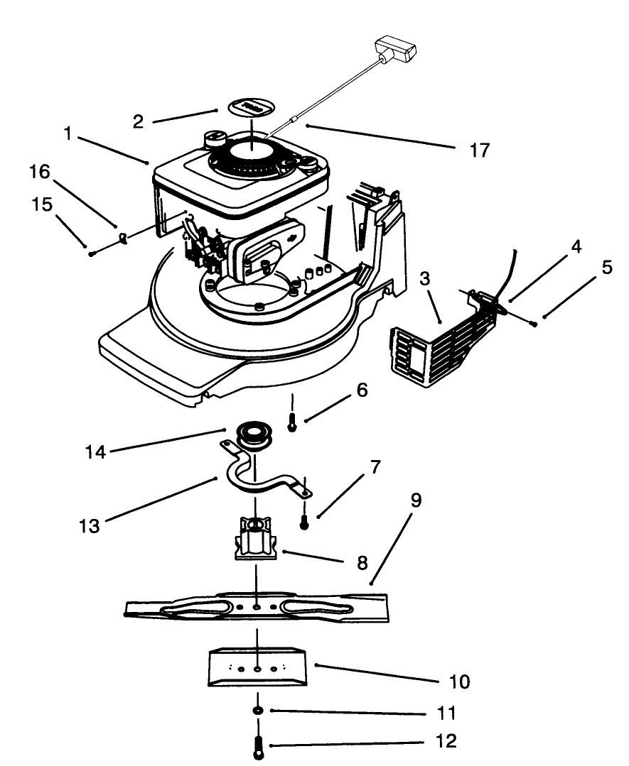 Engine Assembly Diagram and Parts List for 20908BC 4900001 - 4999999 Toro Lawn Mower