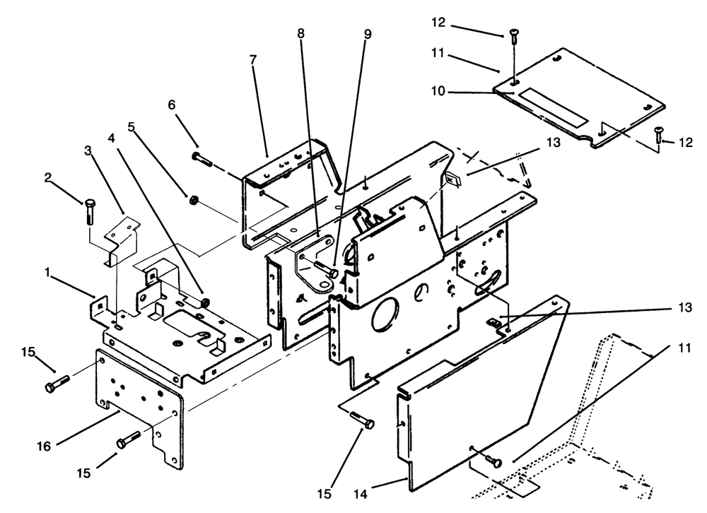 Hood Stand And Supports Diagram and Parts List for 73421 5901047 - 5999999 Toro Lawn Tractor