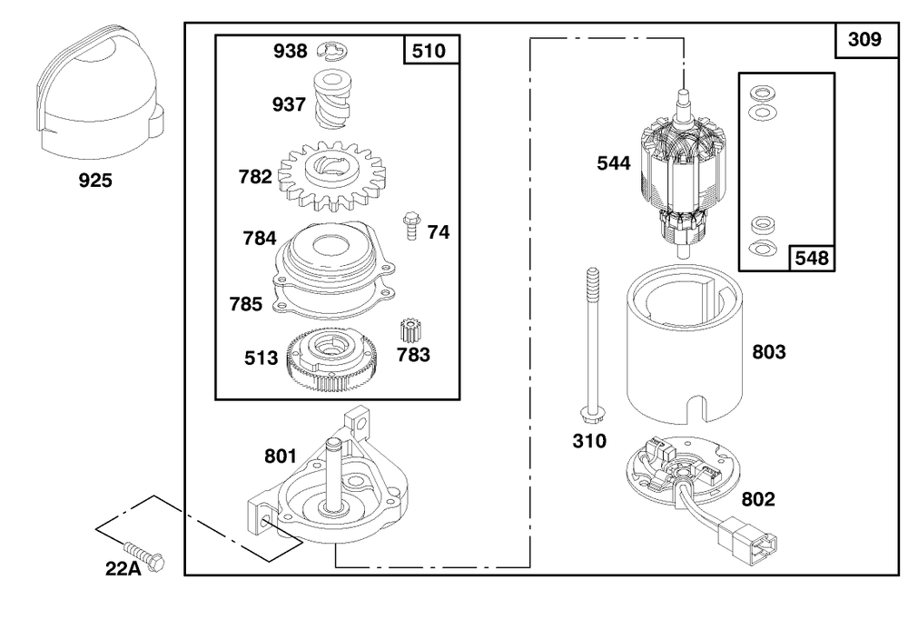 Engine Gts 150 (Model No. 20466 Only) Diagram and Parts List for 20466 6900001 - 6999999 Toro Lawn Mower