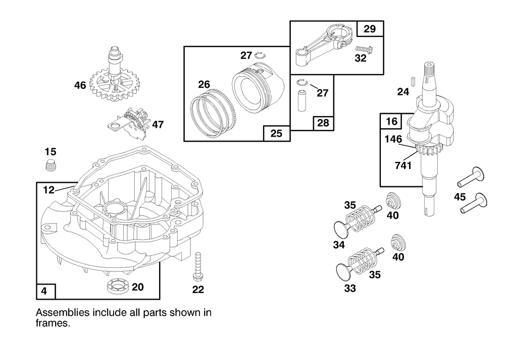 Engine Briggs & Stratton Model 12u802-0639-01 Diagram and Parts List for 20714 7900001 - 7999999 Toro Lawn Mower