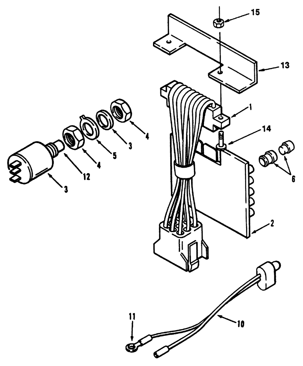 Electrical System Diagram and Parts List for R1-12K804 2000001 - 2999999 Toro Lawn Tractor