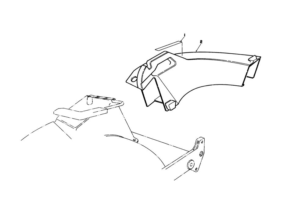 Side Discharge Chute Model No. 59168 (Optional) Diagram and Parts List for 20588 0000001 - 0999999 Toro Lawn Mower
