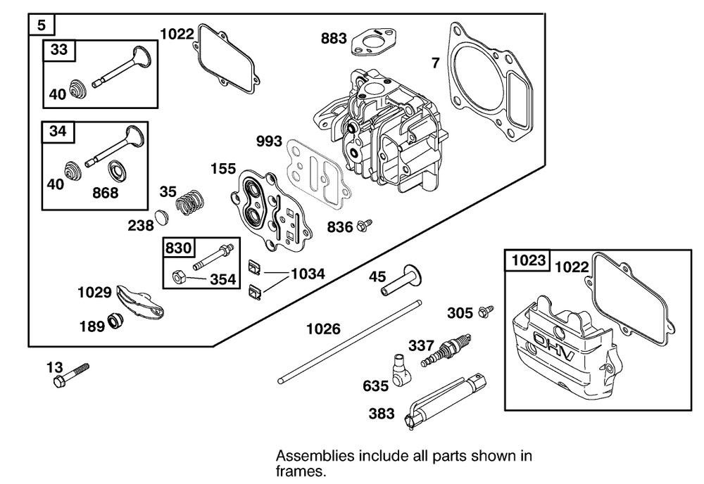 Engine Gts-200 Diagram and Parts List for 22162 8900001 - 8999999 Toro Lawn Mower